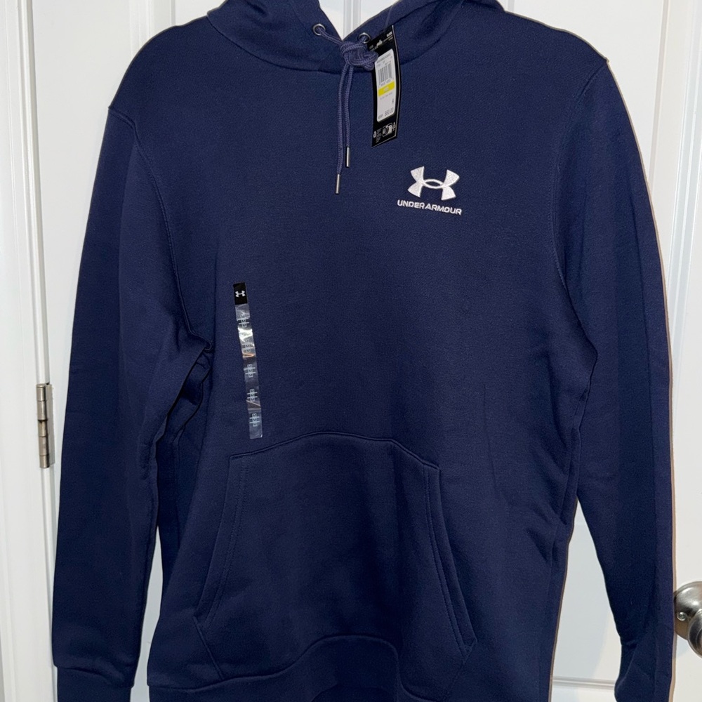 Under Armour Dark Blue Fleece Hoodie - NWT